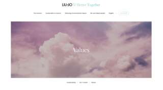 Hero del sito web di Liu Jo Better Together sviluppato da Netgloo